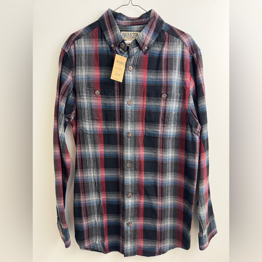 Men’s Medium Slim Fit Duluth Trading Flannel